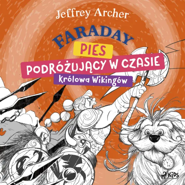 Faraday, pies podróżujący w czasie: Królowa Wikingów (#2) — okładka audiobooka