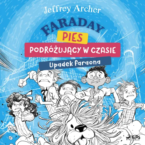Faraday, pies podróżujący w czasie: Upadek faraona (#1) — okładka audiobooka