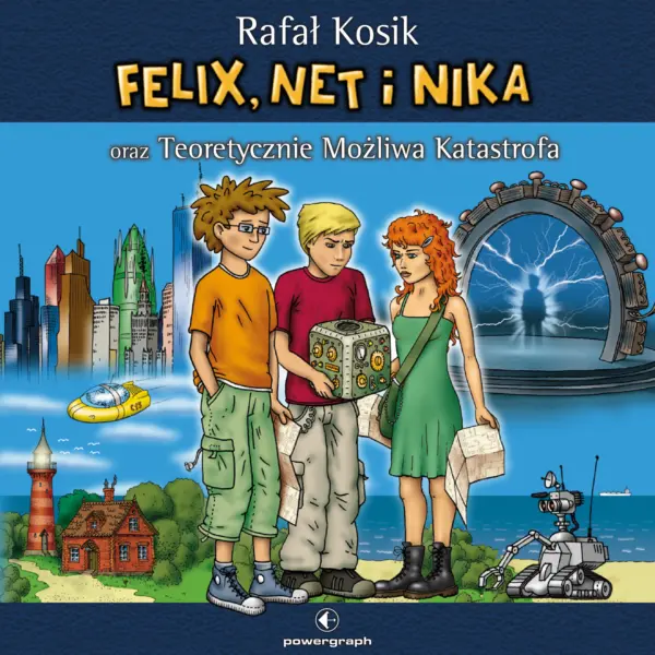 Felix, Net i Nika (#2). Felix, Net i Nika oraz Teoretycznie Możliwa Katastrofa — okładka audiobooka