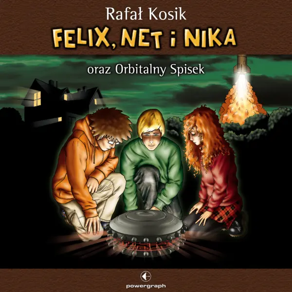 Felix, Net i Nika (#5). Felix, Net i Nika oraz Orbitalny Spisek — okładka audiobooka