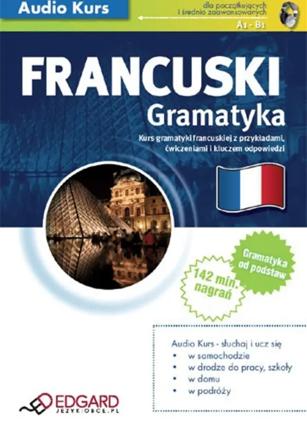 Francuski Gramatyka — okładka audiobooka