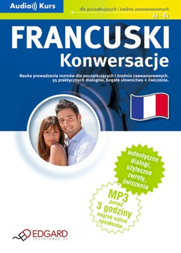 Francuski - Konwersacje — okładka audiobooka