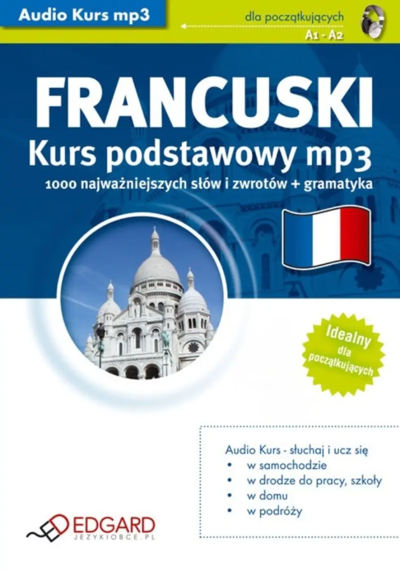 Francuski Kurs podstawowy — okładka audiobooka