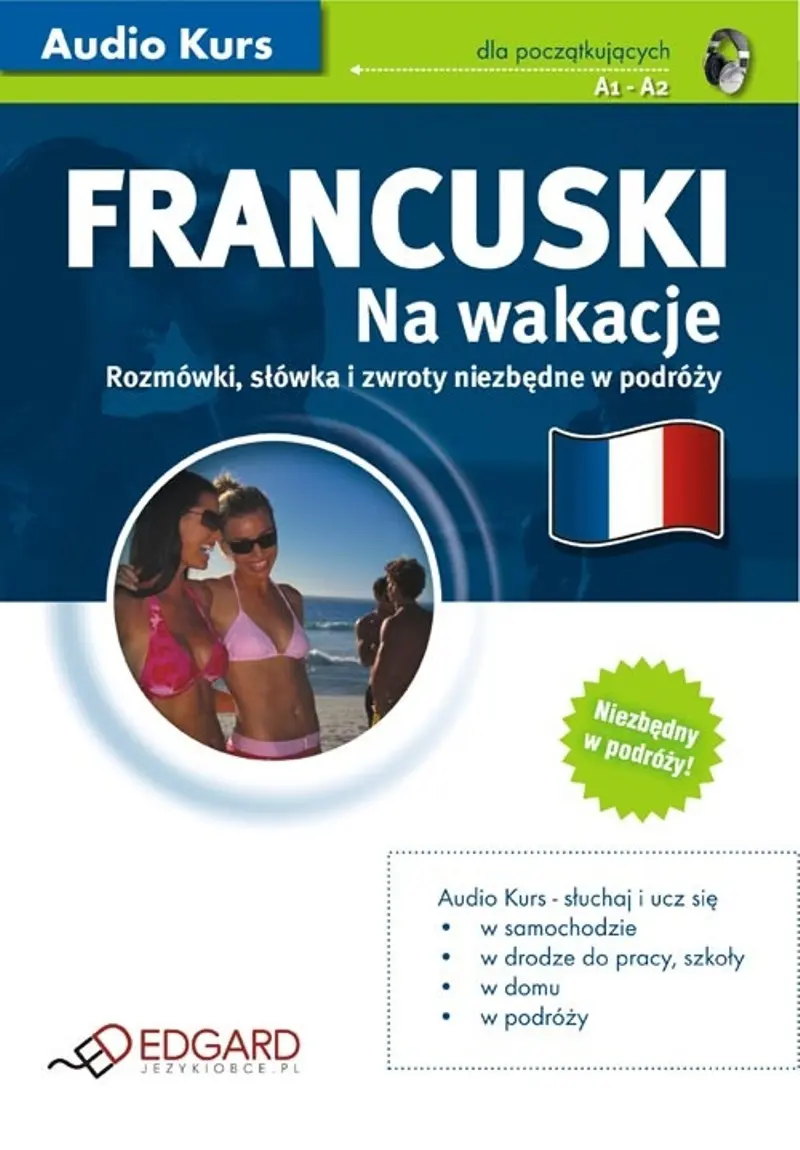 Francuski Na wakacje — okładka audiobooka