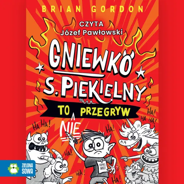 Gniewko S. Piekielny to nie przegryw — okładka audiobooka