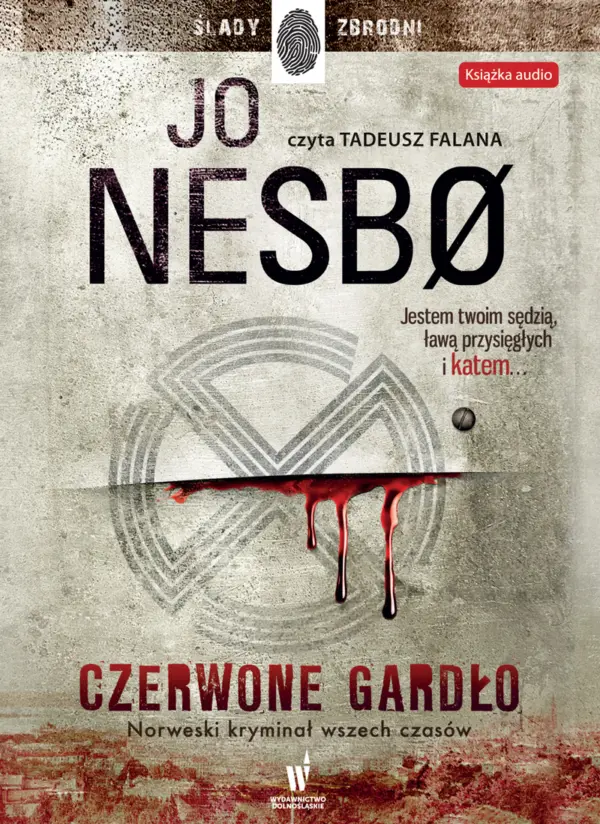 Harry Hole (Tom 3). Czerwone Gardło — okładka audiobooka