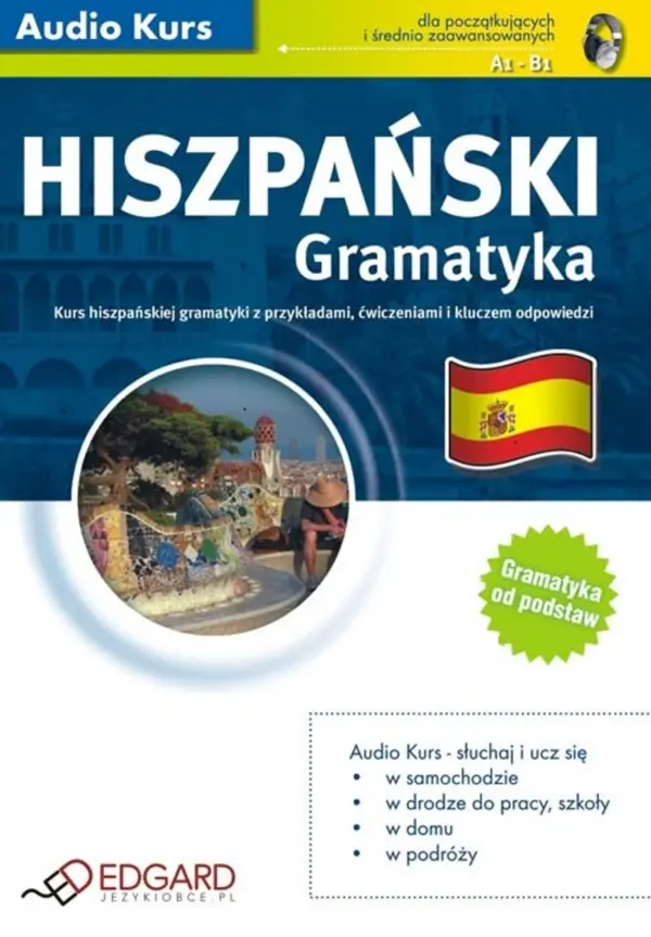 Hiszpański Gramatyka — okładka audiobooka