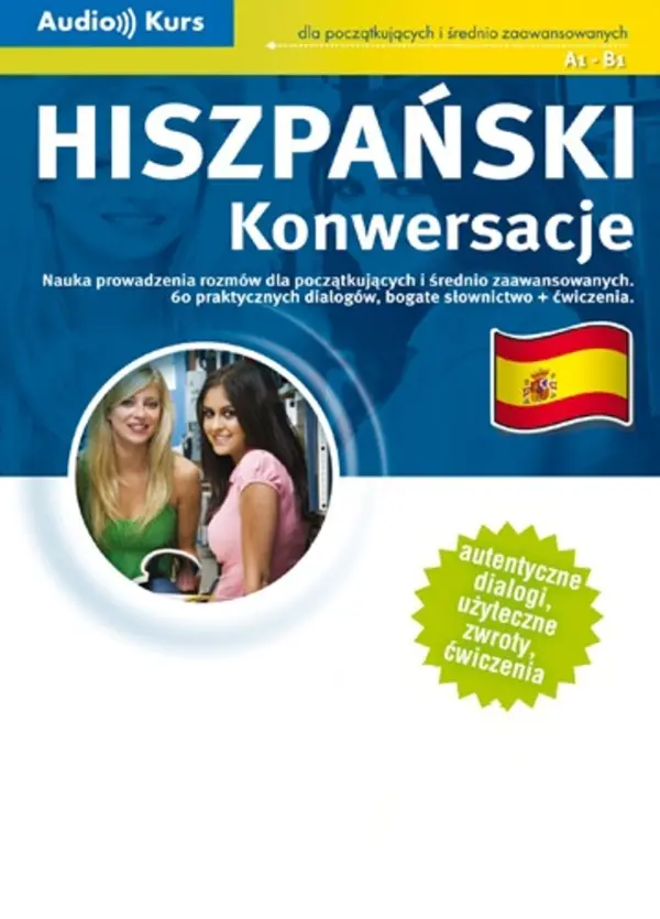 Hiszpański Konwersacje — okładka audiobooka