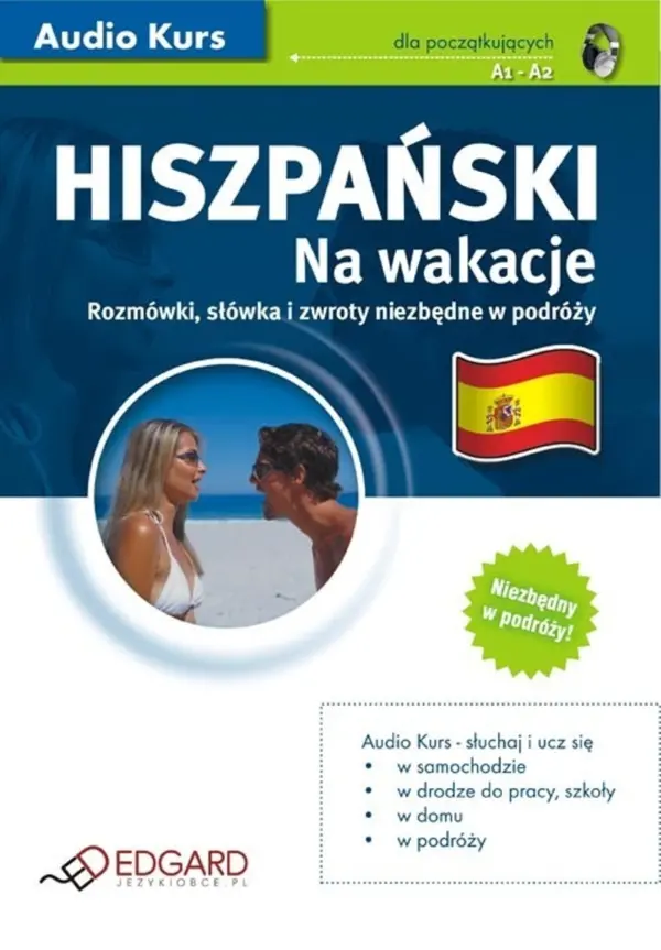 Hiszpański Na wakacje — okładka audiobooka