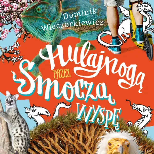 Hulajnogą przez Smoczą wyspę — okładka audiobooka