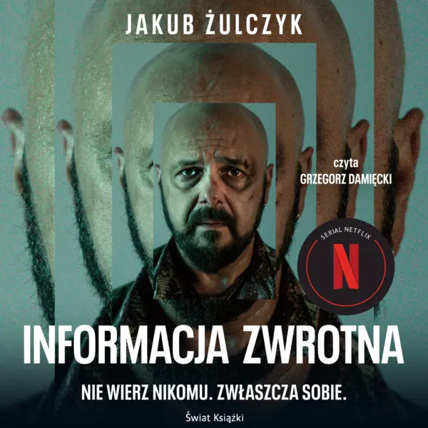 Informacja zwrotna — okładka audiobooka