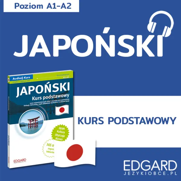Japoński. Kurs podstawowy — okładka audiobooka