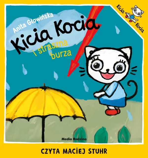 Kicia Kocia i straszna burza — okładka audiobooka
