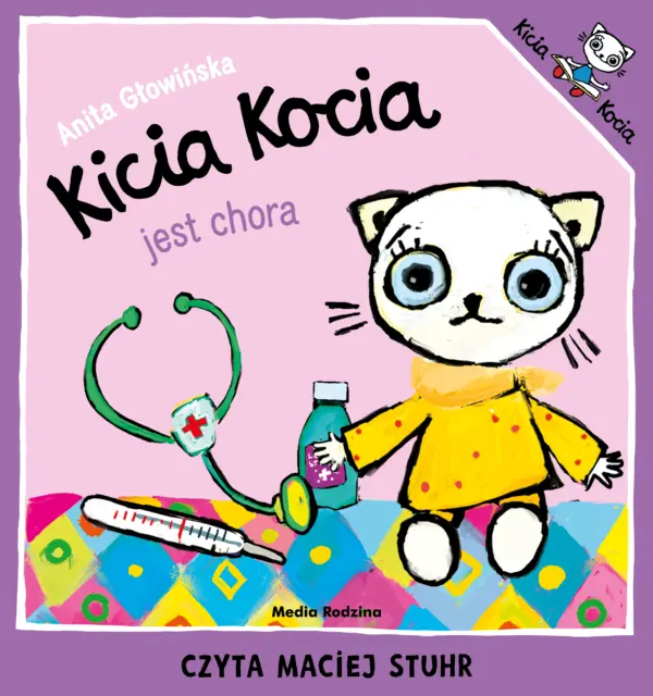 Kicia Kocia jest chora — okładka audiobooka