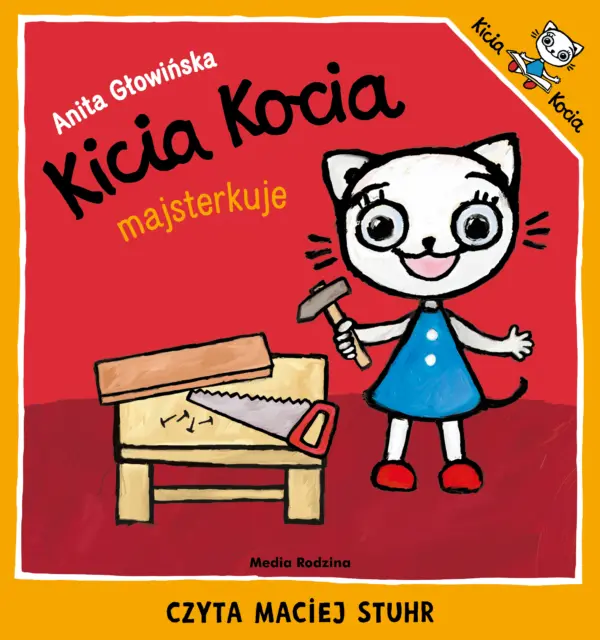 Kicia Kocia majsterkuje — okładka audiobooka