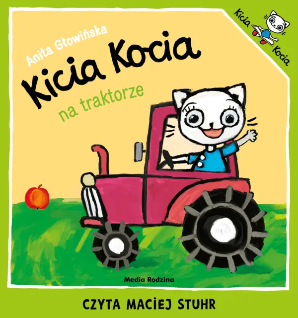 Kicia Kocia na traktorze — okładka audiobooka