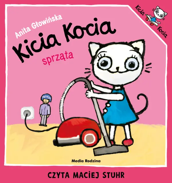 Kicia Kocia sprząta — okładka audiobooka