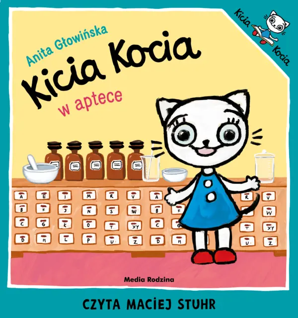 Kicia Kocia w aptece — okładka audiobooka