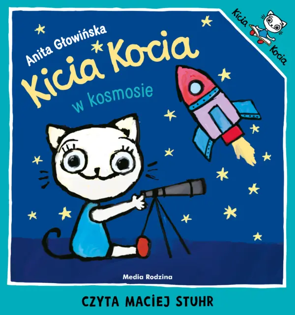 Kicia Kocia w kosmosie — okładka audiobooka