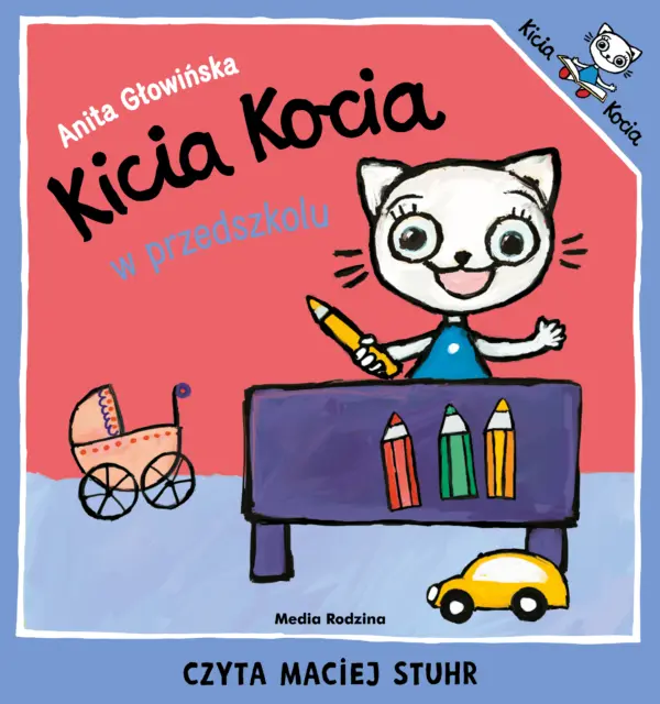 Kicia Kocia w przedszkolu — okładka audiobooka