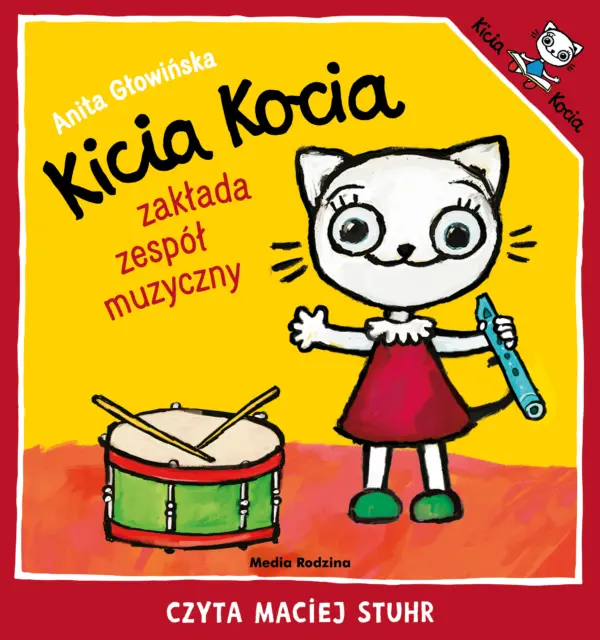 Kicia Kocia zakłada zespół muzyczny — okładka audiobooka