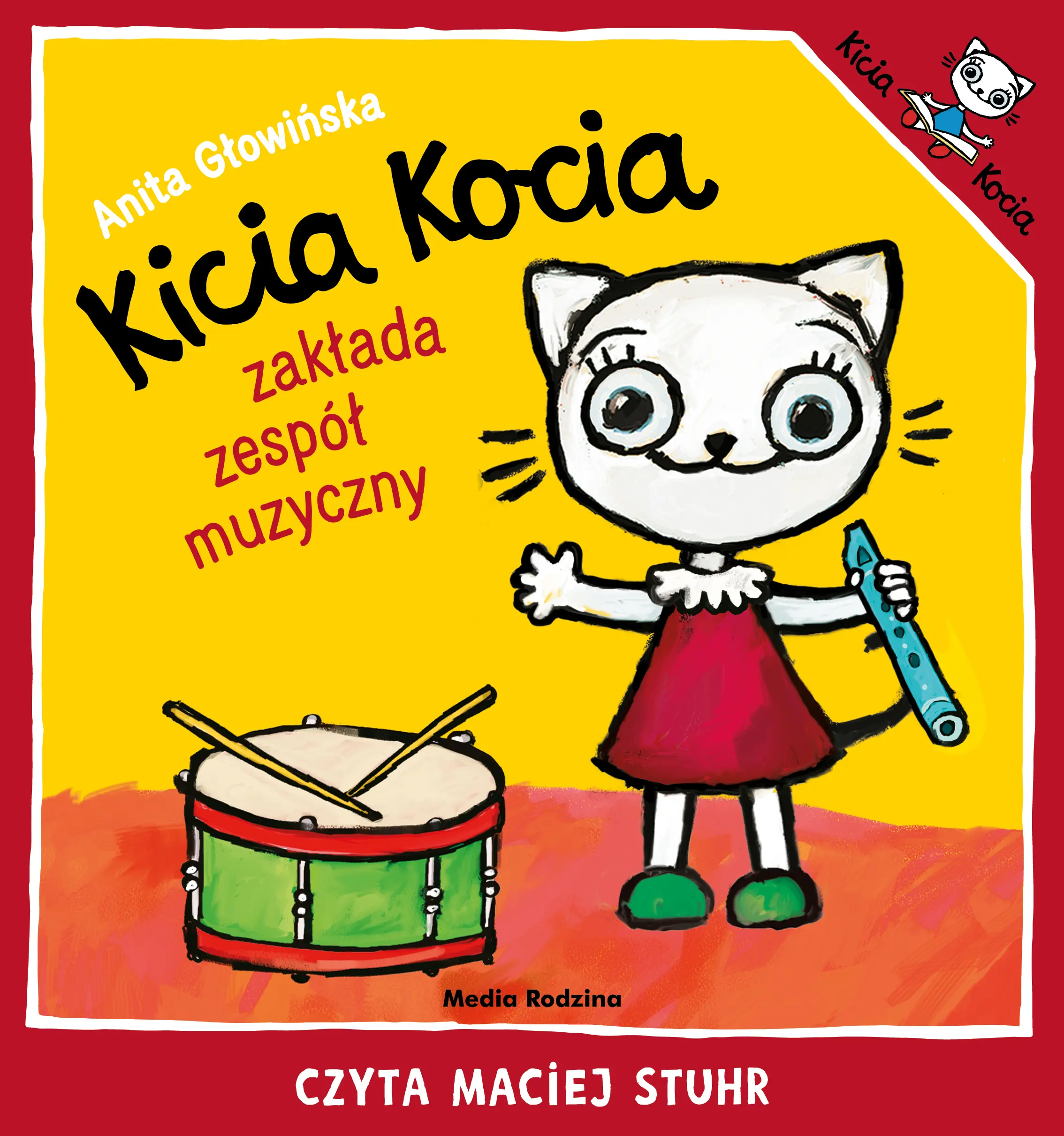 Kicia Kocia zakłada zespół muzyczny — okładka audiobooka