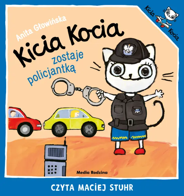 Kicia Kocia zostaje policjantką — okładka audiobooka