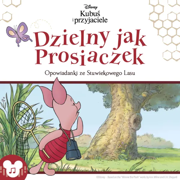 Kubuś i przyjaciele. Dzielny jak Prosiaczek — okładka audiobooka