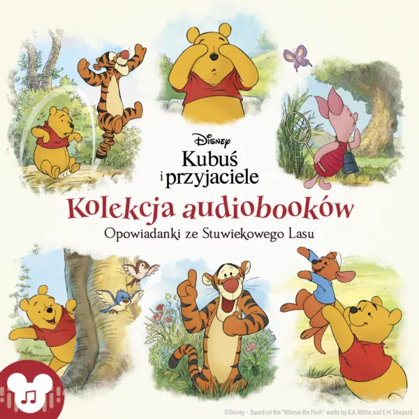 Kubuś i przyjaciele. Opowiadanki ze Stuwiekowego Lasu. Kolekcja audiobooków — okładka audiobooka