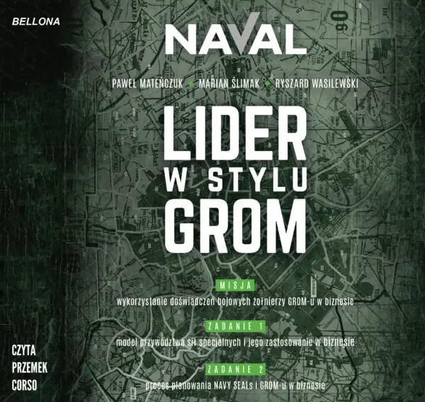 Lider w stylu GROM — okładka audiobooka