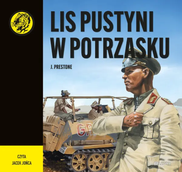 Lis pustyni w potrzasku — okładka audiobooka