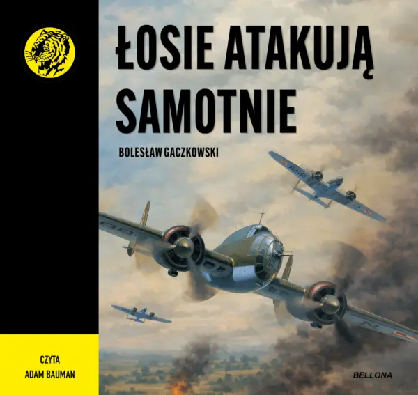 Łosie atakują samotnie — okładka audiobooka