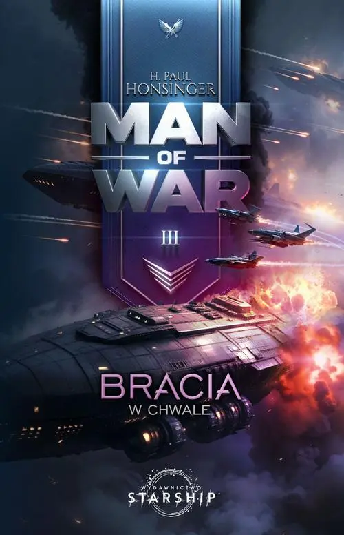 Man of War. Tom 3. Bracia w chwale — okładka e-booka