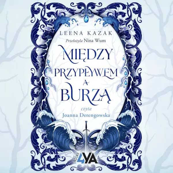 Między przypływem a burzą — okładka audiobooka