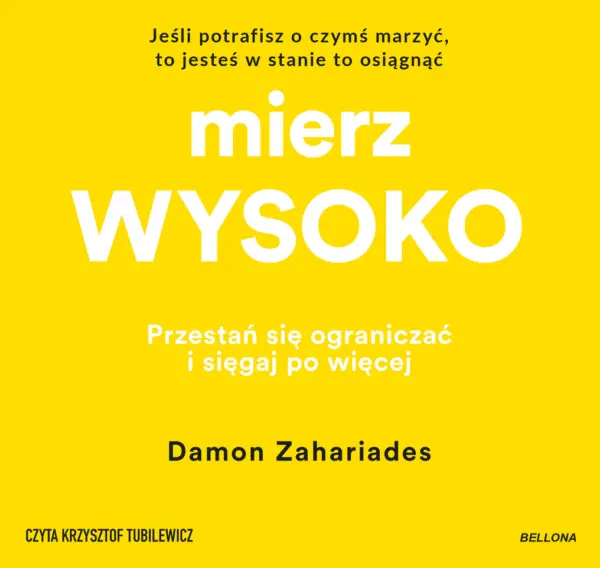 Mierz wysoko — okładka audiobooka