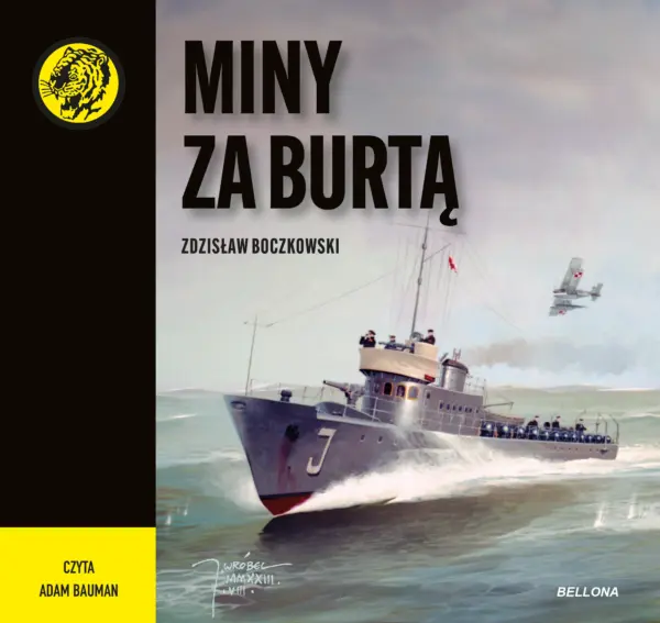 Miny za burtą — okładka audiobooka