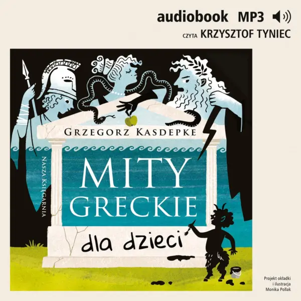 Mity greckie dla dzieci — okładka audiobooka