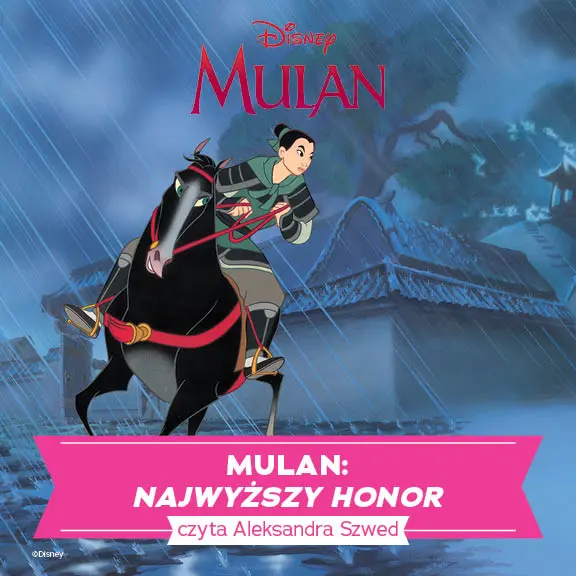 Mulan. Najwyższy honor — okładka audiobooka