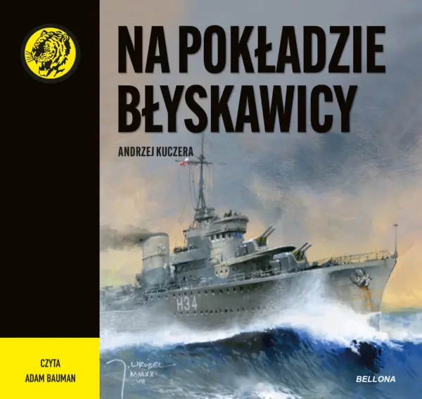 Na pokładzie Błyskawicy — okładka audiobooka