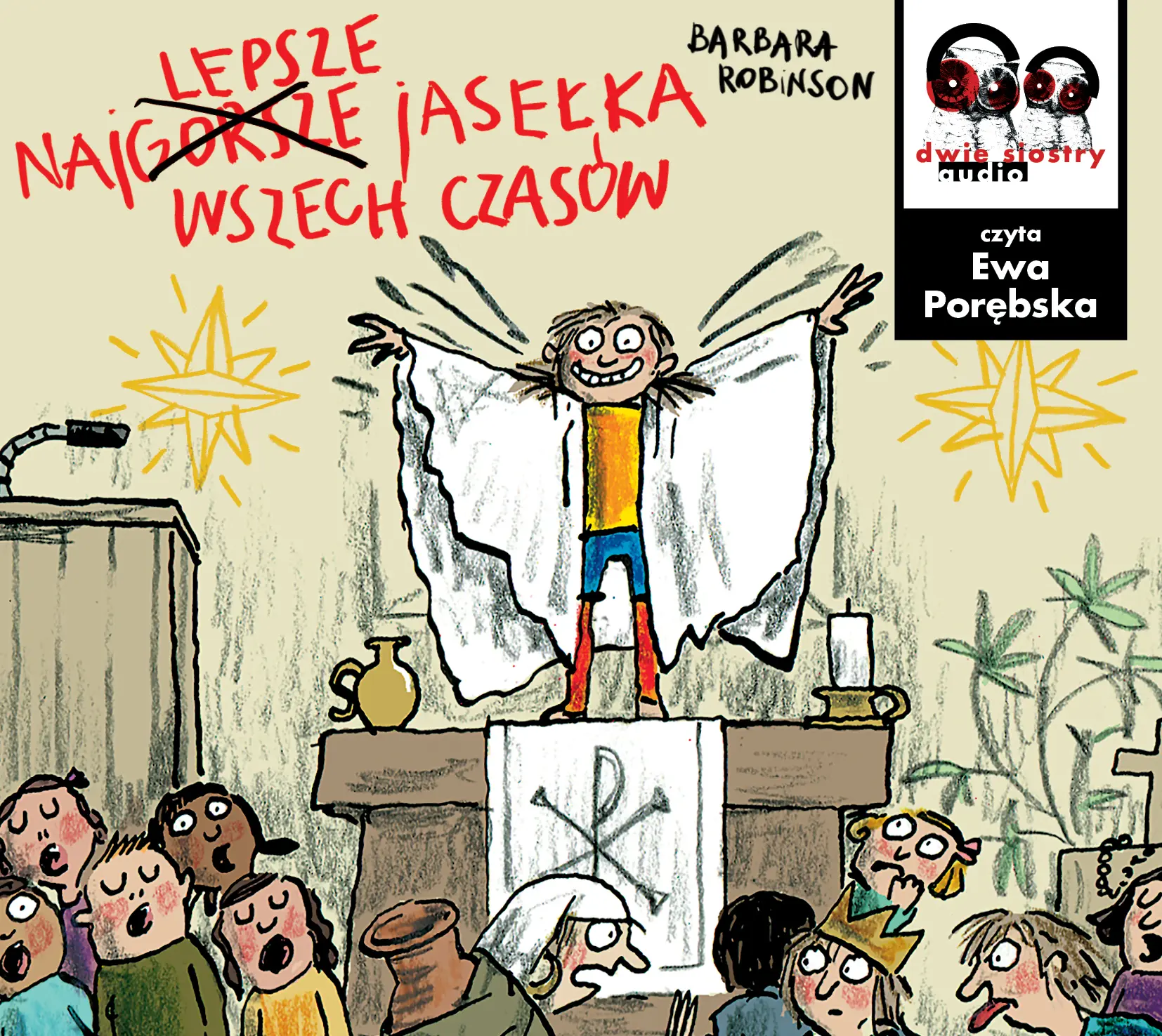 Najlepsze jasełka wszech czasów — okładka audiobooka