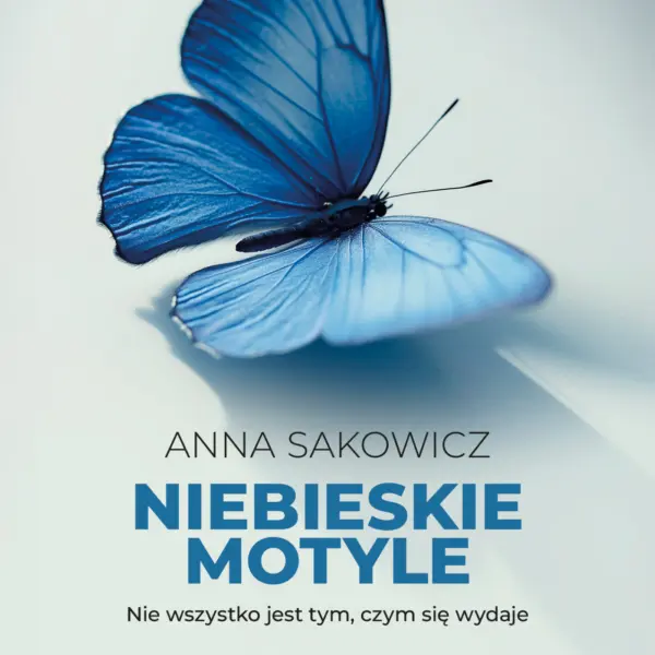 Niebieskie motyle — okładka audiobooka