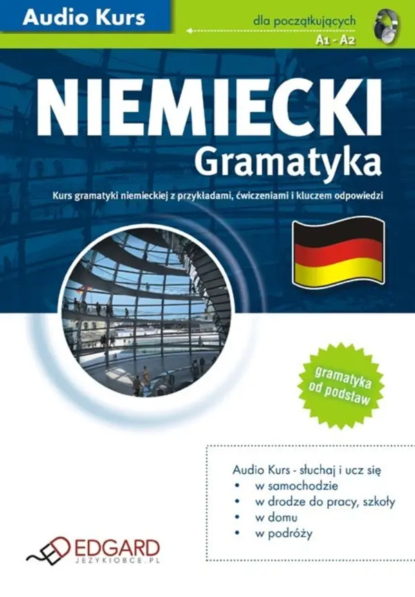 Niemiecki Gramatyka — okładka audiobooka