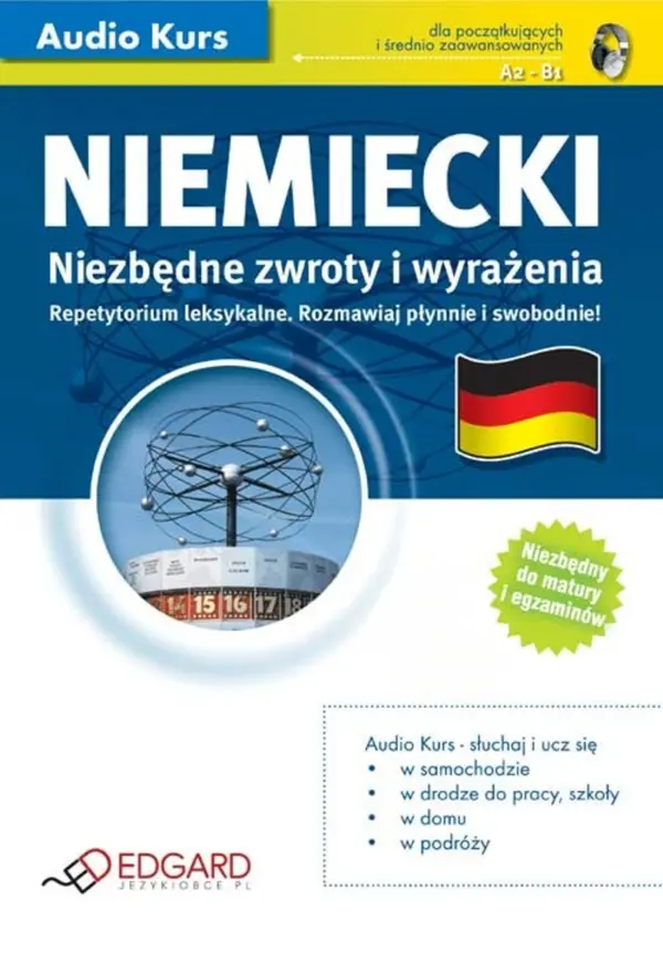 Niemiecki - Niezbędne zwroty i wyrażenia — okładka audiobooka