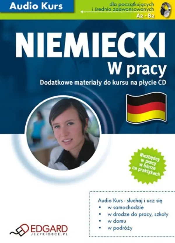 Niemiecki w pracy — okładka audiobooka
