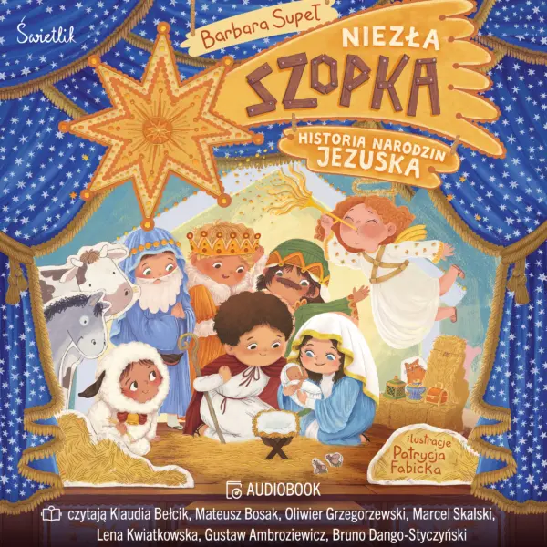 Niezła szopka! Historia narodzin Jezuska — okładka audiobooka