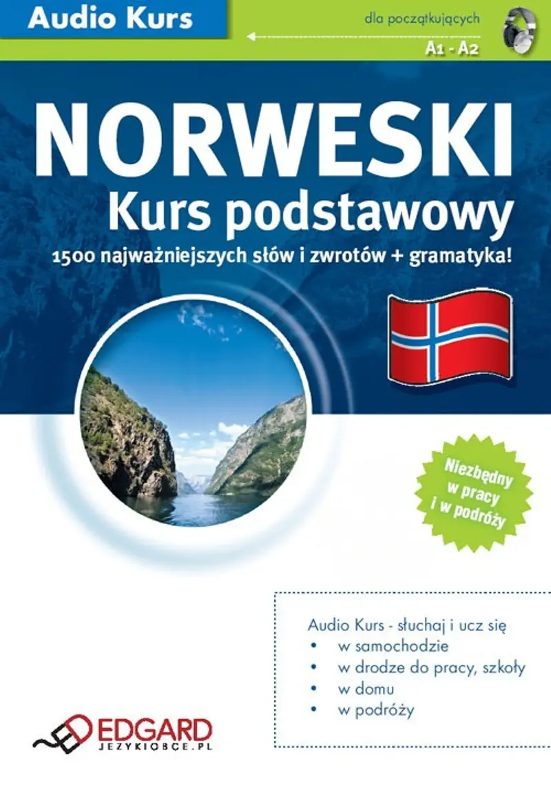 Norweski Kurs Podstawowy — okładka audiobooka