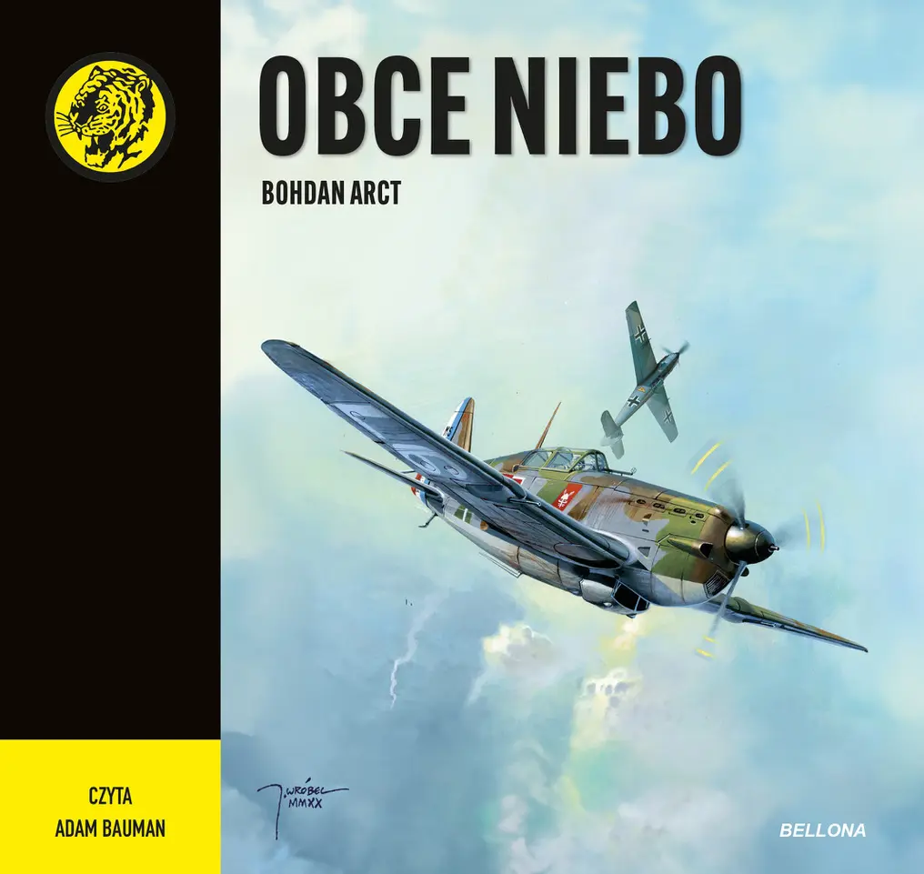 Obce niebo — okładka audiobooka