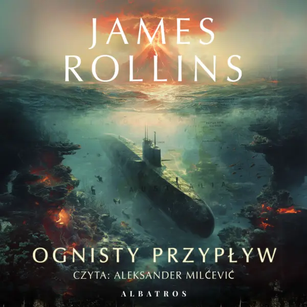 Ognisty przypływ — okładka audiobooka