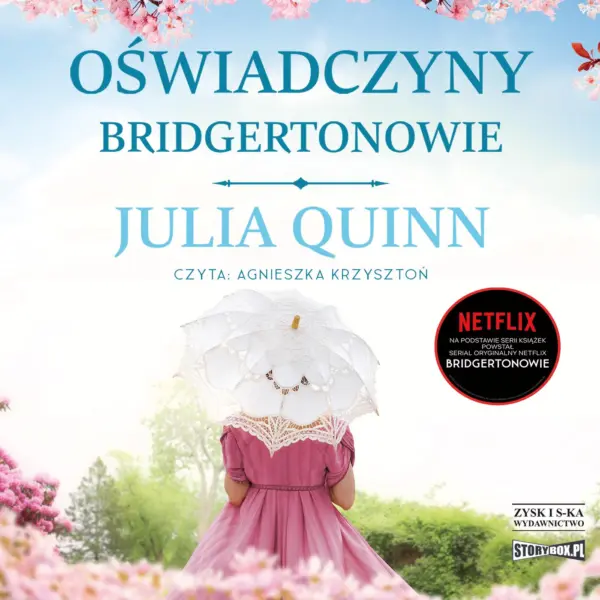 Oświadczyny /Bridgertonowie — okładka audiobooka