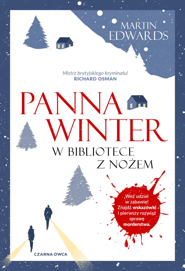 Panna Winter w bibliotece z nożem — okładka e-booka